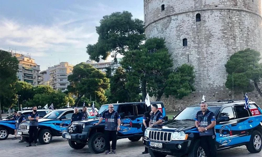 Θεσσαλονίκη-«Go Atlas»: Ξεκίνησε το ταξίδι της η ομάδα που θα καλύψει 10.000 χλμ σε 100 ώρες για να…ενώσει την Ευρώπη